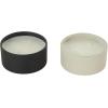 imageDeco 79 Metal Decorative Candle Apple CinnamonCreamy Vanilla Swirl Scented Textured 9oz 2 Wick Aromatherapy Candle with White Wax Set of 2 Wax Aromatherapy Candle 4quot W 2quot H Multi ColoredMulti Colored