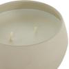 imageDeco 79 Metal Decorative Candle Apple CinnamonCreamy Vanilla Swirl Scented Textured 9oz 2 Wick Aromatherapy Candle with White Wax Set of 2 Wax Aromatherapy Candle 4quot W 2quot H Multi ColoredMulti Colored