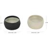 imageDeco 79 Metal Decorative Candle Apple CinnamonCreamy Vanilla Swirl Scented Textured 9oz 2 Wick Aromatherapy Candle with White Wax Set of 2 Wax Aromatherapy Candle 4quot W 2quot H Multi ColoredMulti Colored