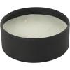 imageDeco 79 Metal Decorative Candle Tangerine Splash Scented Textured 22oz 3 Wick Aromatherapy Candle with White Wax Wax Aromatherapy Candle 6quot x 6quot x 3quot BeigeBlack