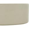 imageDeco 79 Metal Decorative Candle Tangerine Splash Scented Textured 22oz 3 Wick Aromatherapy Candle with White Wax Wax Aromatherapy Candle 6quot x 6quot x 3quot BeigeBeige