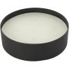 imageDeco 79 Metal Decorative Candle Tangerine Splash Scented Textured 22oz 3 Wick Aromatherapy Candle with White Wax Wax Aromatherapy Candle 6quot x 6quot x 3quot BeigeBlack