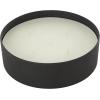 imageDeco 79 Metal Decorative Candle Tangerine Splash Scented Textured 22oz 3 Wick Aromatherapy Candle with White Wax Wax Aromatherapy Candle 6quot x 6quot x 3quot BeigeBlack