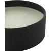 imageDeco 79 Metal Decorative Candle Tangerine Splash Scented Textured 22oz 3 Wick Aromatherapy Candle with White Wax Wax Aromatherapy Candle 6quot x 6quot x 3quot BeigeBlack
