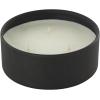 imageDeco 79 Metal Decorative Candle Tangerine Splash Scented Textured 22oz 3 Wick Aromatherapy Candle with White Wax Wax Aromatherapy Candle 6quot x 6quot x 3quot BeigeBlack