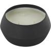 imageDeco 79 Metal Decorative Candle Tangerine Splash Scented Textured 30oz 3 Wick Aromatherapy Candle with White Wax Wax Aromatherapy Candle 4quot x 4quot x 2quot CreamBlack