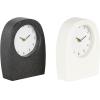 imageDeco 79 Metal Decorative Clock Textured Mantel Clocks with Gold Accents Set of 2 Tabletop Clocks 7quot W 9quot H Multi ColoredMulti Colored