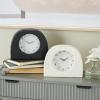 imageDeco 79 Metal Decorative Clock Textured Mantel Clocks with Gold Accents Set of 2 Tabletop Clocks 7quot W 9quot H Multi ColoredMulti Colored