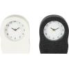 imageDeco 79 Metal Decorative Clock Textured Mantel Clocks with Gold Accents Set of 2 Tabletop Clocks 7quot W 9quot H Multi ColoredMulti Colored