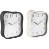 imageDeco 79 Metal Decorative Clock Textured Mantel Clocks with Gold Accents Set of 2 Tabletop Clocks 7quot W 9quot H Multi ColoredMulti Colored