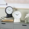 imageDeco 79 Metal Decorative Clock Textured Mantel Clocks with Gold Accents Set of 2 Tabletop Clocks 7quot W 9quot H Multi ColoredMulti Colored