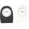 imageDeco 79 Metal Decorative Clock Textured Mantel Clocks with Gold Accents Set of 2 Tabletop Clocks 7quot W 9quot H Multi ColoredMulti Colored