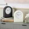 imageDeco 79 Metal Decorative Clock Textured Mantel Clocks with Gold Accents Set of 2 Tabletop Clocks 7quot W 9quot H Multi ColoredMulti Colored