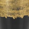 imageDeco 79 Metal Decorative Vase Abstract Centerpiece Vase with Gold Detailing Flower Vase for Home Decoration 8quot x 8quot x 13quot BlackCONVENIENTLY SIZED