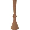 imageDeco 79 Metal Decorative Vase Art Deco Fluted Centerpiece Vase Flower Vase for Home Decoration 8quot x 8quot x 24quot BlackBrown