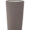 imageDeco 79 Metal Decorative Vase Art Deco Fluted Centerpiece Vase Flower Vase for Home Decoration 8quot x 8quot x 24quot BlackDark Gray