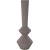 imageDeco 79 Metal Decorative Vase Art Deco Fluted Centerpiece Vase Flower Vase for Home Decoration 8quot x 8quot x 24quot BlackDark Gray