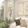 imageDeco 79 Metal Floral Home Wall Decor Bouquet Wall Sculpture with Mesh and Wire Details Wall Art 18quot x 5quot x 37quot Multi Colored