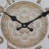 imageDeco 79 Metal Fluted Frame Wall Clock 14quot x 3quot x 14quot White