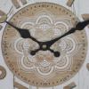 imageDeco 79 Metal Fluted Frame Wall Clock 14quot x 3quot x 14quot White