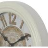 imageDeco 79 Metal Fluted Frame Wall Clock 14quot x 3quot x 14quot White