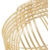 imageDeco 79 Metal Geometric Decorative Sculpture Layered Orb Home Decor Statues Set of 2 Accent Figurines 9quot 7quotW Gold