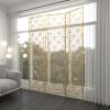 imageDeco 79 Metal Geometric Partition Room Divider Screen Hinged Foldable Partition 3 Panel Privacy Screen Room Partition 57quot x 1quot x 79quot BrassBrass