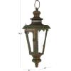 imageDeco 79 Metal Indoor Outdoor Candle Lantern Lighthouse Style Decorative Lantern Candle Holder with Ring Handle Lantern 8quot x 8quot x 16quot BrownBrown