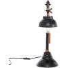 imageDeco 79 Metal Room Desk Lamp Pulley Accent Lamp Lamp 13quot x 8quot x 24quot Black