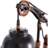 imageDeco 79 Metal Room Desk Lamp Pulley Accent Lamp Lamp 13quot x 8quot x 24quot Black