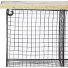 imageDeco 79 Metal Wood Wall Hook 32 by 14Inch Black 32quotL x 6quotW x 14quotH