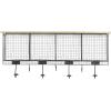 imageDeco 79 Metal Wood Wall Hook 32 by 14Inch Black 32quotL x 6quotW x 14quotH