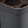 imageDeco 79 Modern Leather Wine Holder CONVENIENTLY SIZED Dark BlueBlue