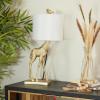 imageDeco 79 Polyresin Giraffe Room Table Lamp Accent Lamp Lamp 11quot x 10quot x 23quot Gold
