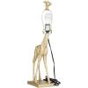 imageDeco 79 Polyresin Giraffe Room Table Lamp Accent Lamp Lamp 11quot x 10quot x 23quot Gold
