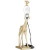 imageDeco 79 Polyresin Giraffe Room Table Lamp Accent Lamp Lamp 11quot x 10quot x 23quot Gold