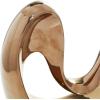 imageDeco 79 Polystone Abstract Decorative Sculpture Abstract Home Decor Statue with Rectangle Black Base Accent Figurine 6quot x 4quot x 28quot BronzeCopper