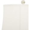 imageDeco 79 Polystone Fleur De Lis Room Table Lamp Accent Lamp set of 2 Lamp 14quot x 14quot x 28quot Beige