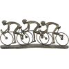 imageDeco 79 Polystone People Decorative Sculpture Home Decor Statue with Bike Accent Figurine 9quot x 3quot x 8quot BronzeBronze