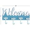 imageDeco 79 Rack Wall Hook 19quot L x 2quot W x 11quot H Blue