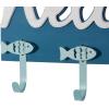 imageDeco 79 Rack Wall Hook 19quot L x 2quot W x 11quot H Blue