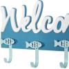 imageDeco 79 Rack Wall Hook 19quot L x 2quot W x 11quot H Blue