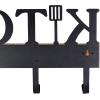 imageDeco 79 Rack Wall Hook 24quot L x 2quot W x 9quot H BrownBrown