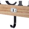 imageDeco 79 Rack Wall Hook 24quot L x 2quot W x 9quot H BrownBrown