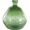 imageDeco 79 Recycled Glass Abstract Handmade Decorative Vase Curved Ombre Spanish Bottle Centerpiece Vase Flower Vase for Home Decoration 9quot x 9quot x 20quot GreenGreen