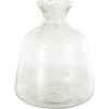 imageDeco 79 Recycled Glass Abstract Handmade Decorative Vase Curved Ombre Spanish Bottle Centerpiece Vase Flower Vase for Home Decoration 9quot x 9quot x 20quot GreenClear
