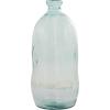 imageDeco 79 Recycled Glass Abstract Handmade Decorative Vase Curved Ombre Spanish Bottle Centerpiece Vase Flower Vase for Home Decoration 9quot x 9quot x 20quot GreenBlue