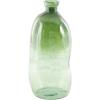 imageDeco 79 Recycled Glass Abstract Handmade Decorative Vase Curved Ombre Spanish Bottle Centerpiece Vase Flower Vase for Home Decoration 9quot x 9quot x 20quot GreenGreen