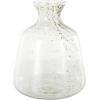 imageDeco 79 Recycled Glass Abstract Handmade Decorative Vase Curved Ombre Spanish Bottle Centerpiece Vase Flower Vase for Home Decoration 9quot x 9quot x 20quot GreenClear