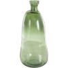 imageDeco 79 Recycled Glass Abstract Handmade Decorative Vase Curved Ombre Spanish Bottle Centerpiece Vase Flower Vase for Home Decoration 9quot x 9quot x 20quot GreenGreen